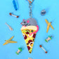 Pizza Rat Keychain