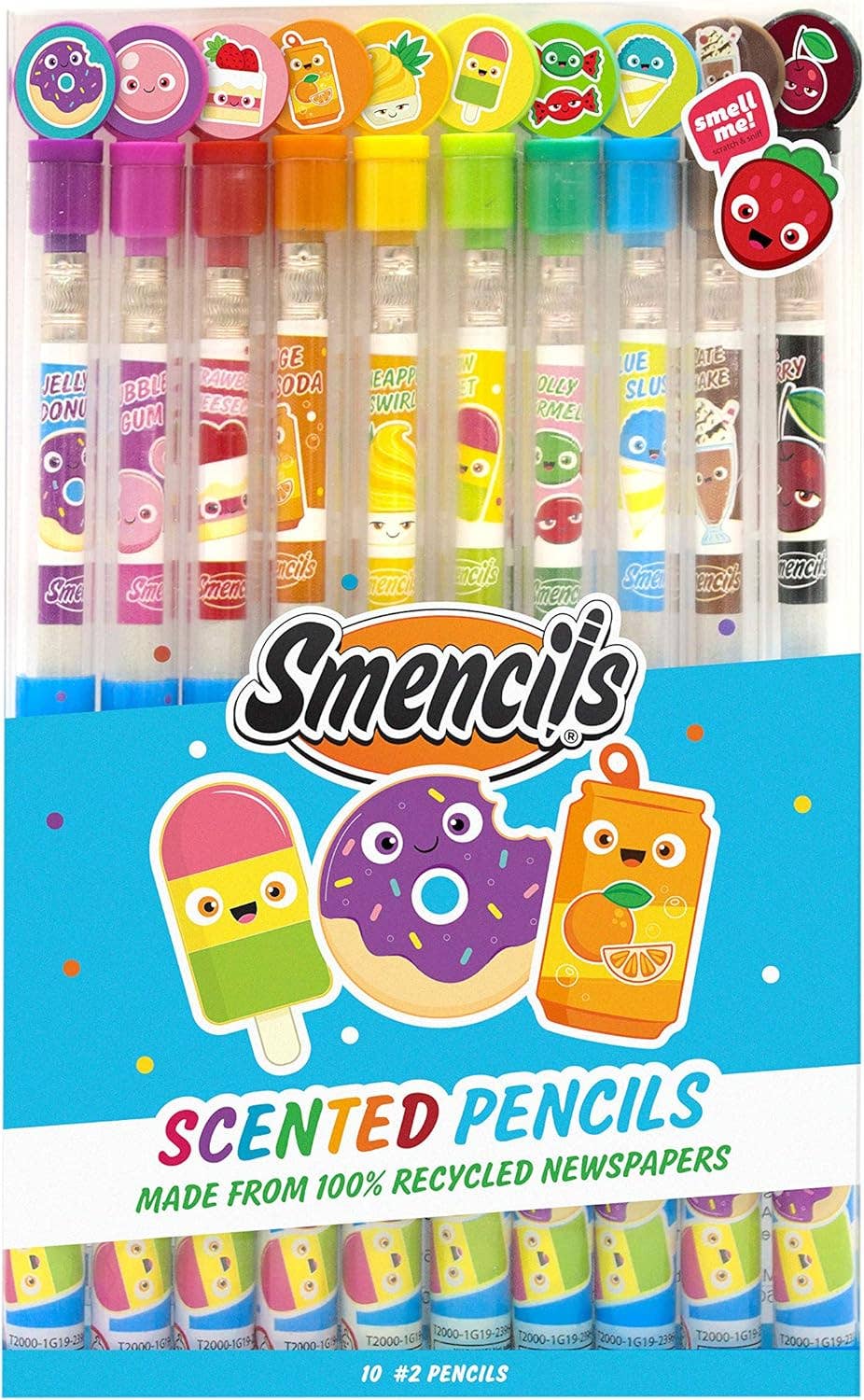 Smencils - Scented Pencils Made from Recycled Newspapers