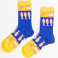 Yellow Owl Funky & Eclectic Crew Socks