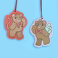 Angel and Devil Teddy Bear Halloween Air Freshener