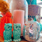 Silver Disco Pumpkins - tall