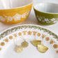 Retro Pyrex Butterfly Flower Earrings