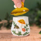 Merry Mushrooms-Inspired 70s Hand-Painted Trinket Box