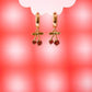 Cherry Gem Huggies - Gold