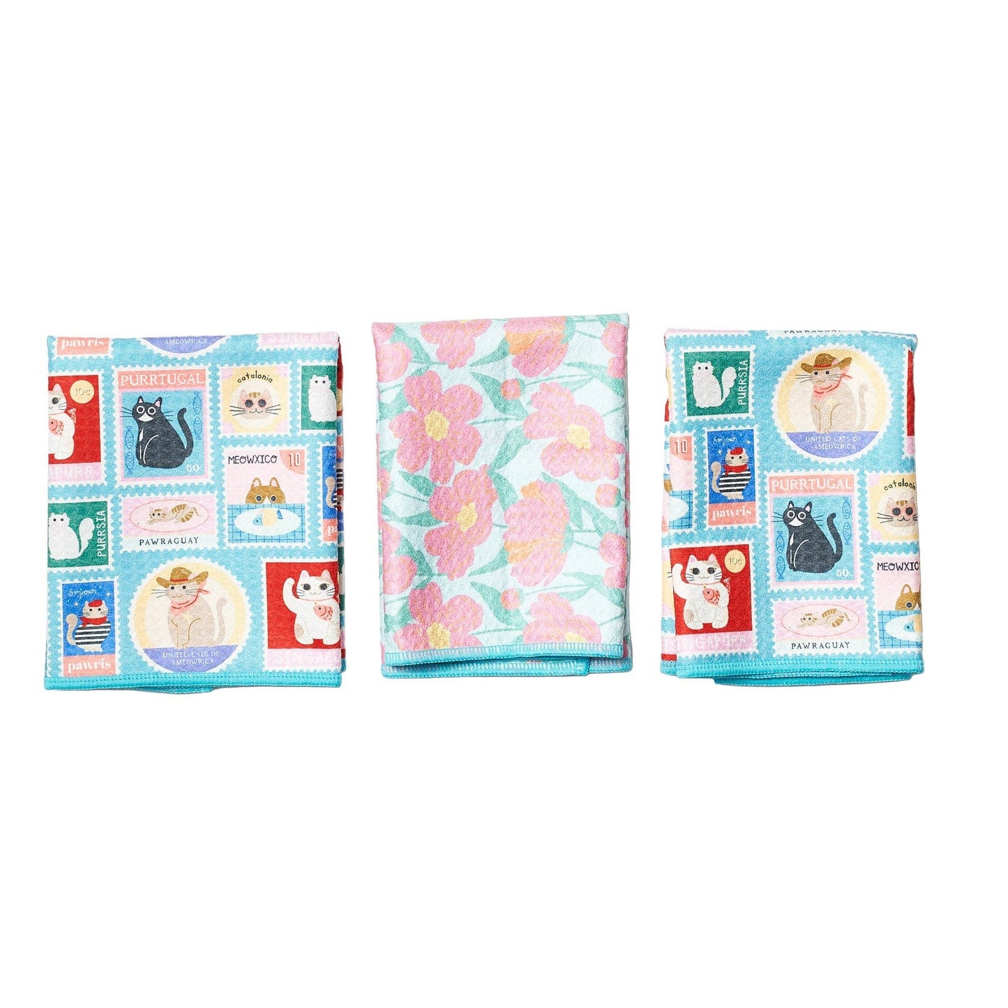 Cat Mail Mighty Mini Towel (Set of 3)