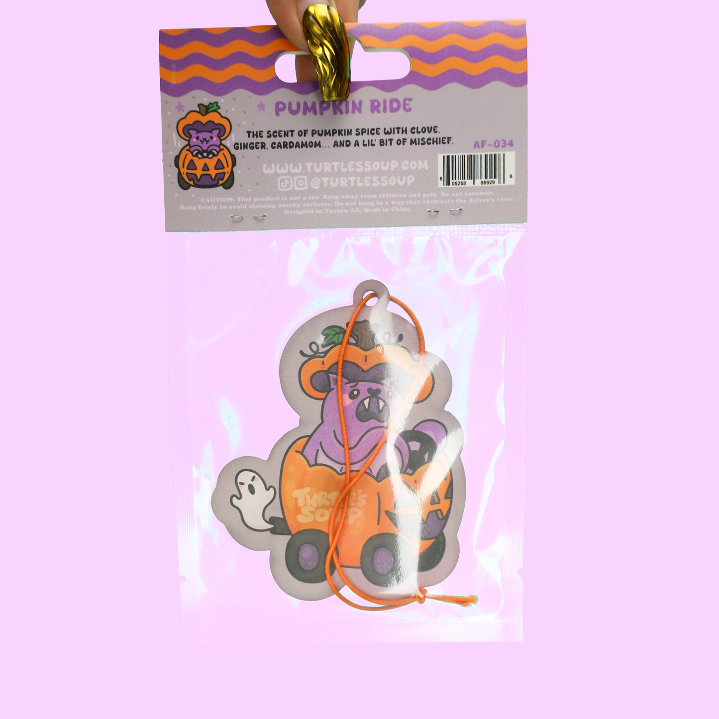 Bat In Their Pumpkin Air Freshener