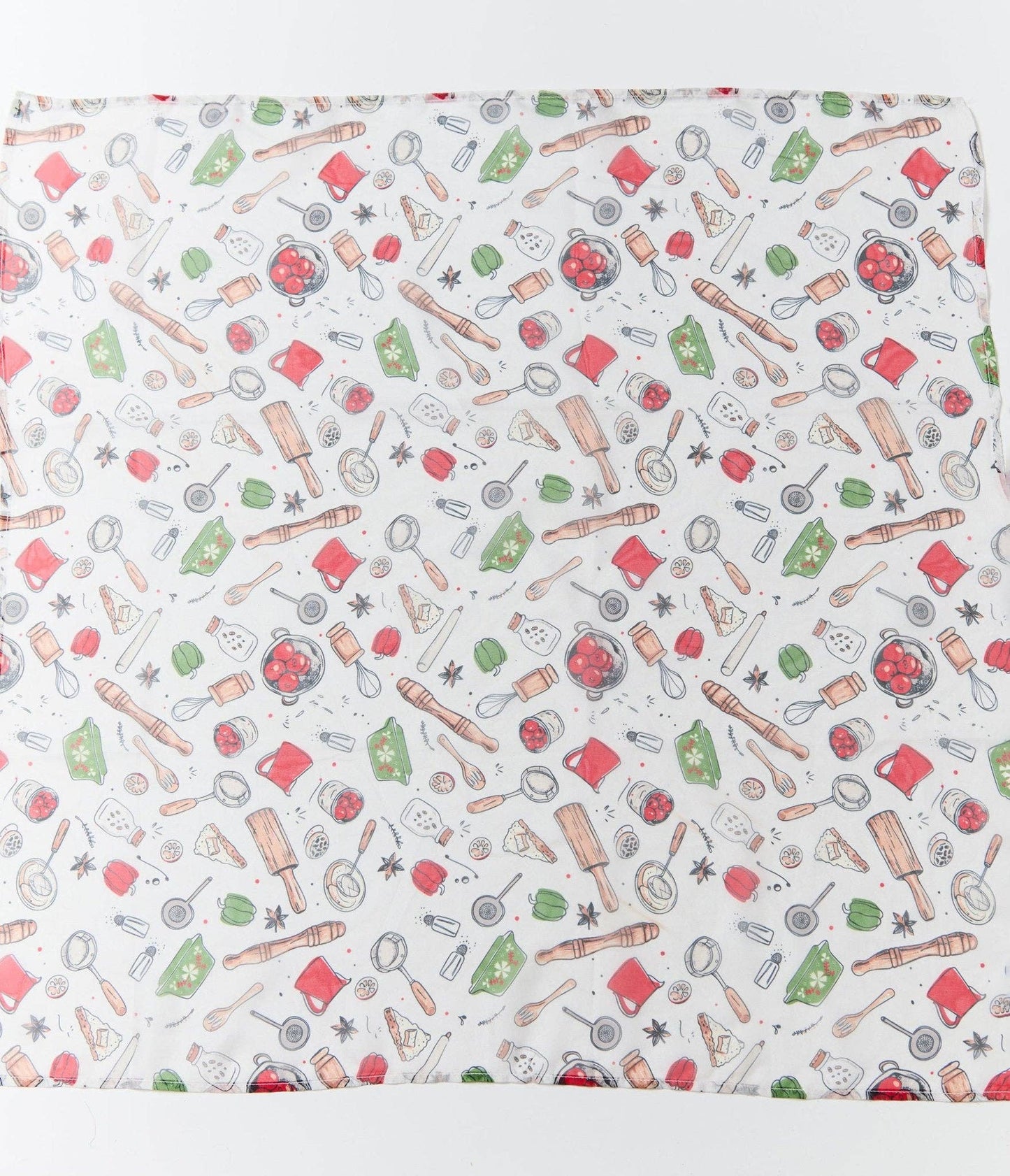Unique Vintage Retro Kitchen Print Hair Scarf