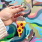 Pizza Rat Keychain