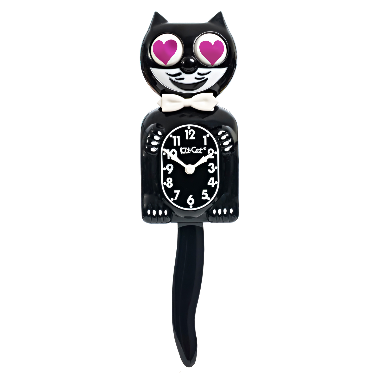 Classic Black Kit Cat Klock - Magenta Heart Limited Edition