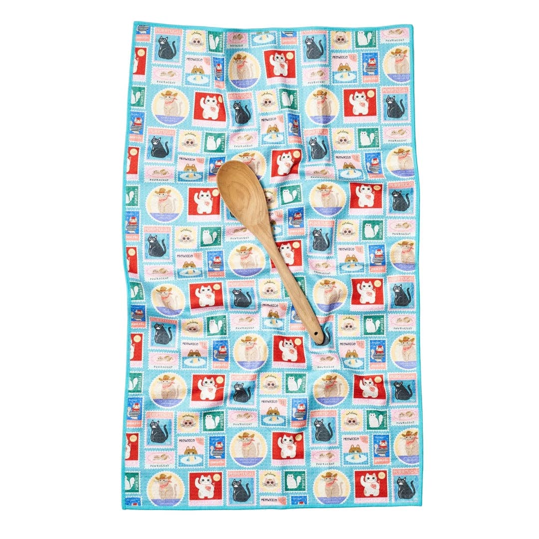 Anywhere Towel Reversible Canine Caper in Rose