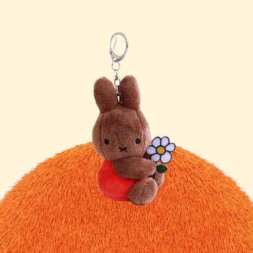 Miffy & Friends with Flower Plush Bag Charm