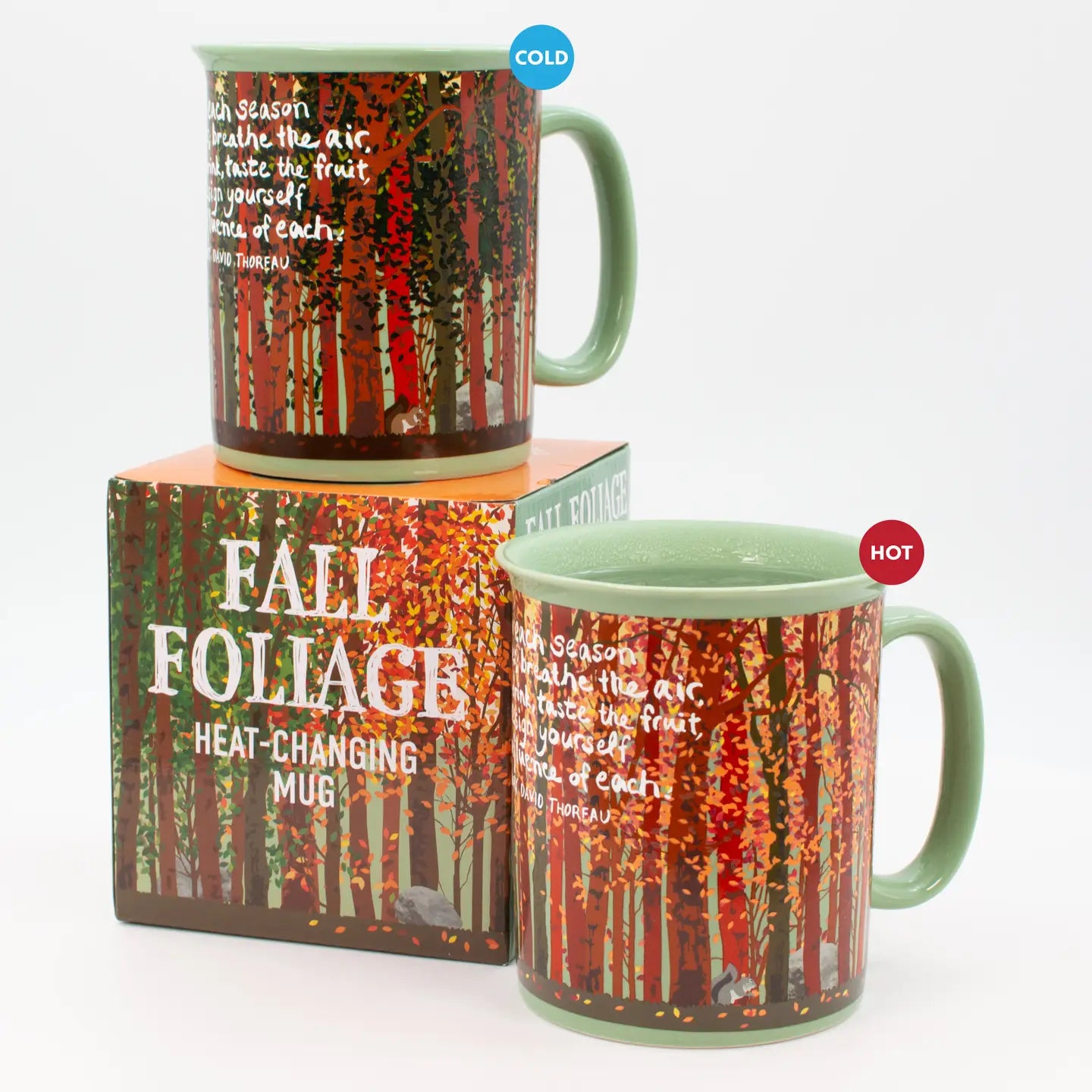 Fall Foliage Heat-Changing Coffee Mug