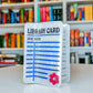 Library Card Hair Claw Clip