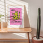 Today I Will Not Panic Art Print Pink 11 x 14