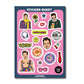 Kiss And Disco Sticker Sheet