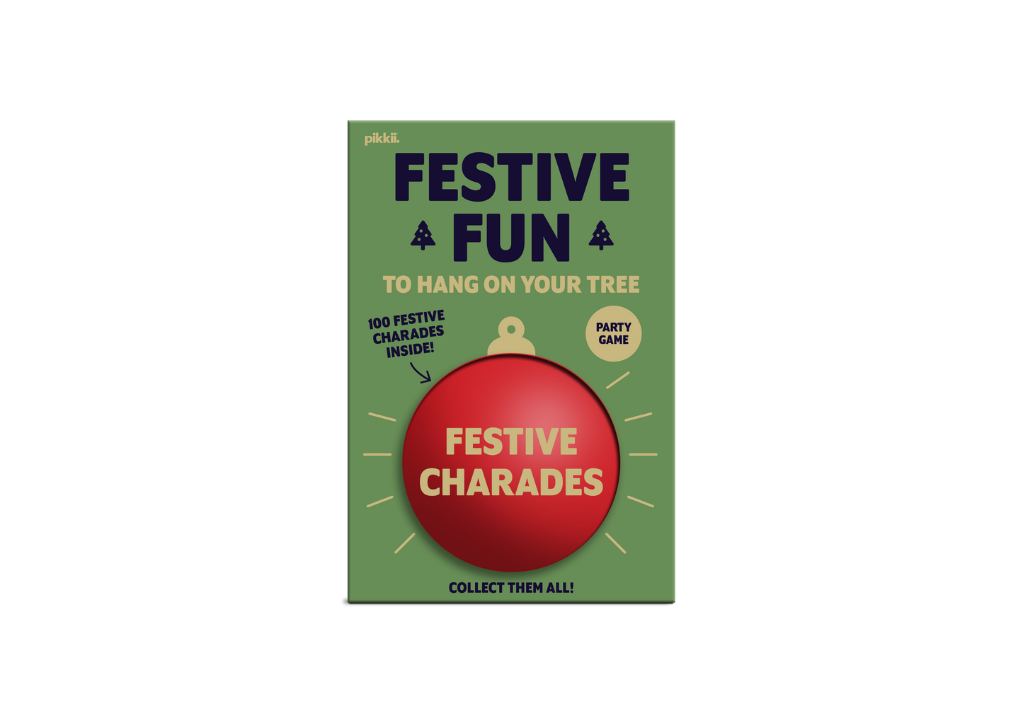 Festive Fun Charades | Christmas Bauble Party Game