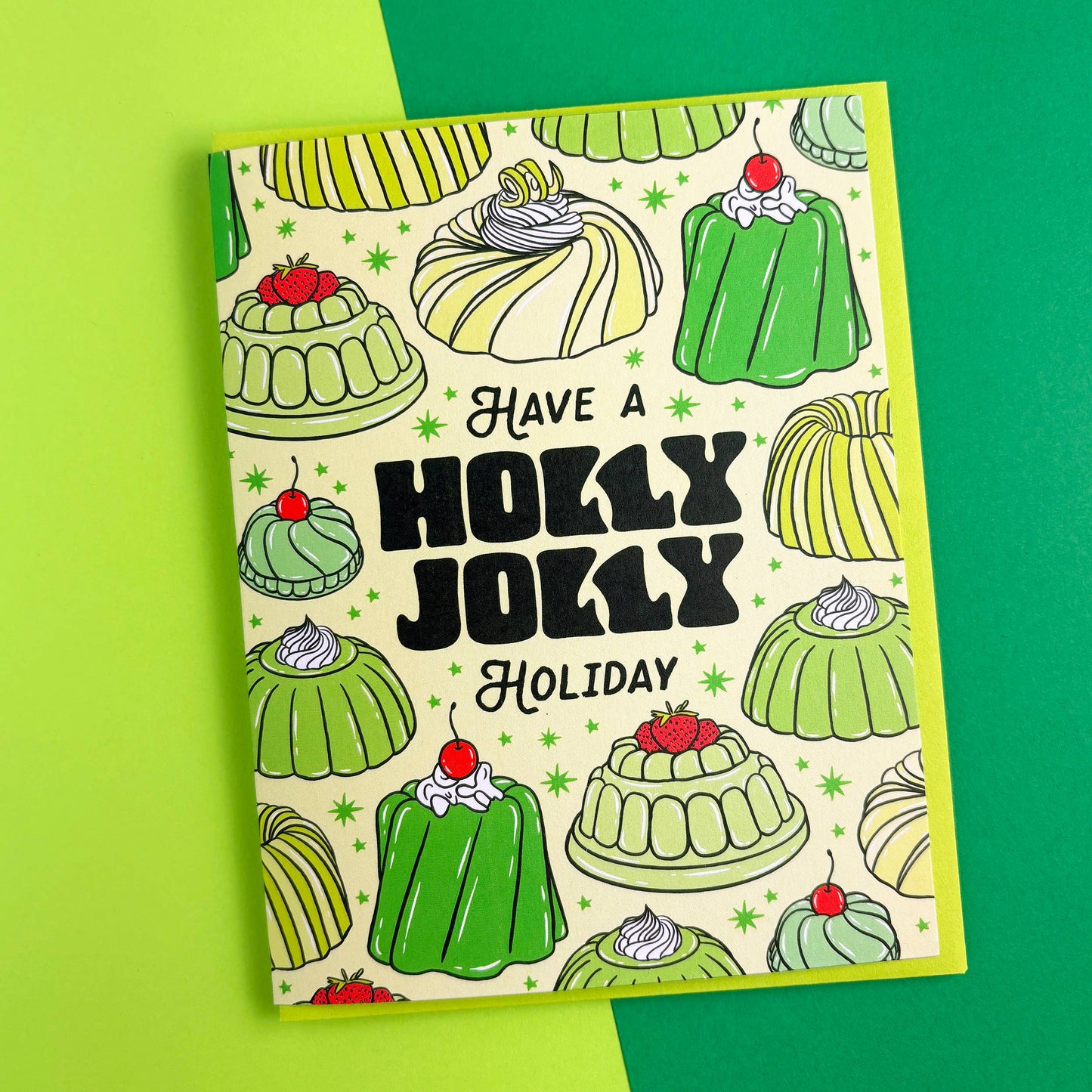 Holiday Jello Greeting Card