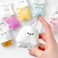 Glow-in-the-Dark Ghost Plush Keychain Blind Box