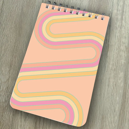 Funky Large Spiral Notebooks