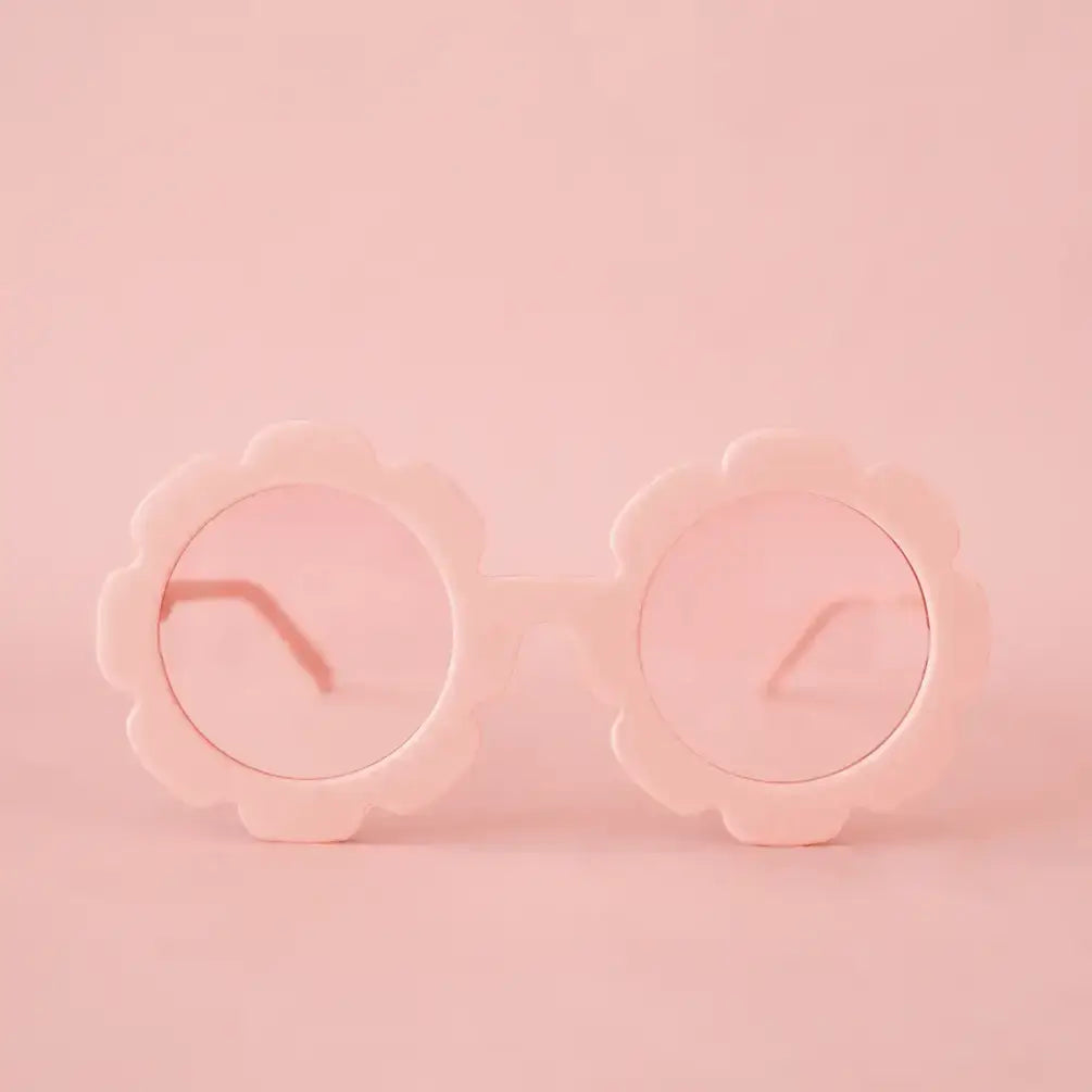Adult Flower Sunglasses : Ivory