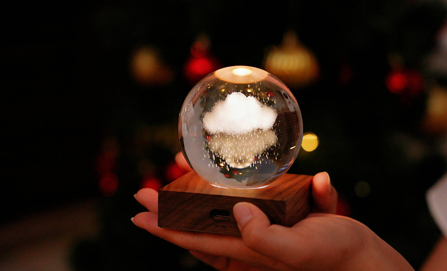 Amber Crystal Ball Light - Various Styles