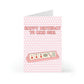 Mahjong Mah Girl Birthday Card