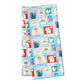 Anywhere Towel Reversible Canine Caper in Rose