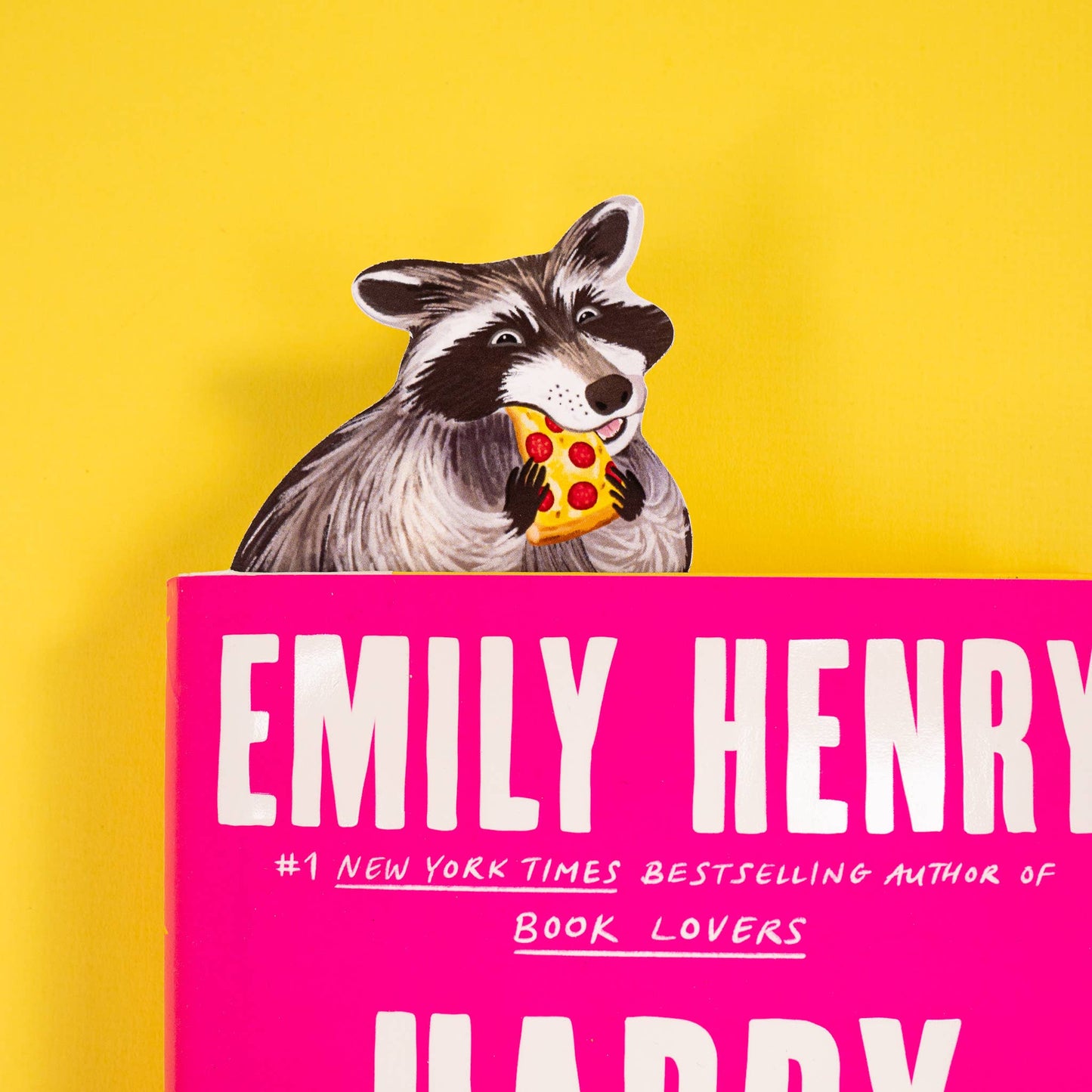 Raccoon Die-Cut Bookmark