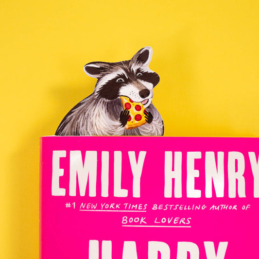 Raccoon Die-Cut Bookmark