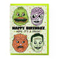 Monster Mask Birthday Card