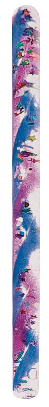 Blue nostalgic glitter wand