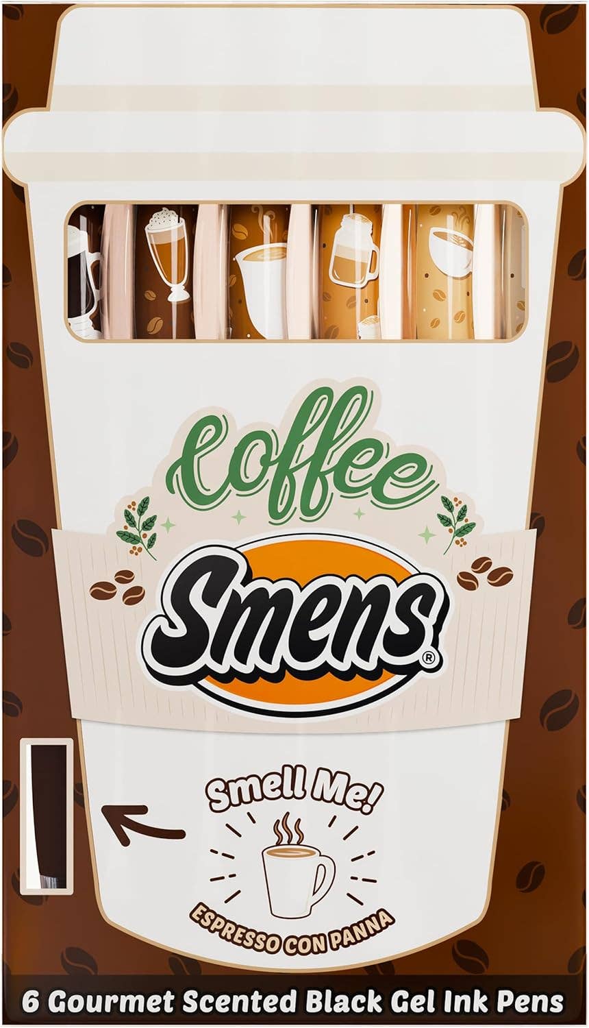 Coffee Scented Pens (set of 6)