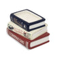 Stacked Books Candle Holiday Classics