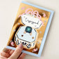 Vintage Engagement Card