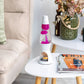 White and Pink Lava Lamp Candle