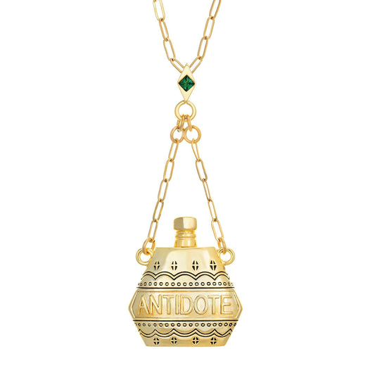 Antidote Necklace: 18K Gold Plated