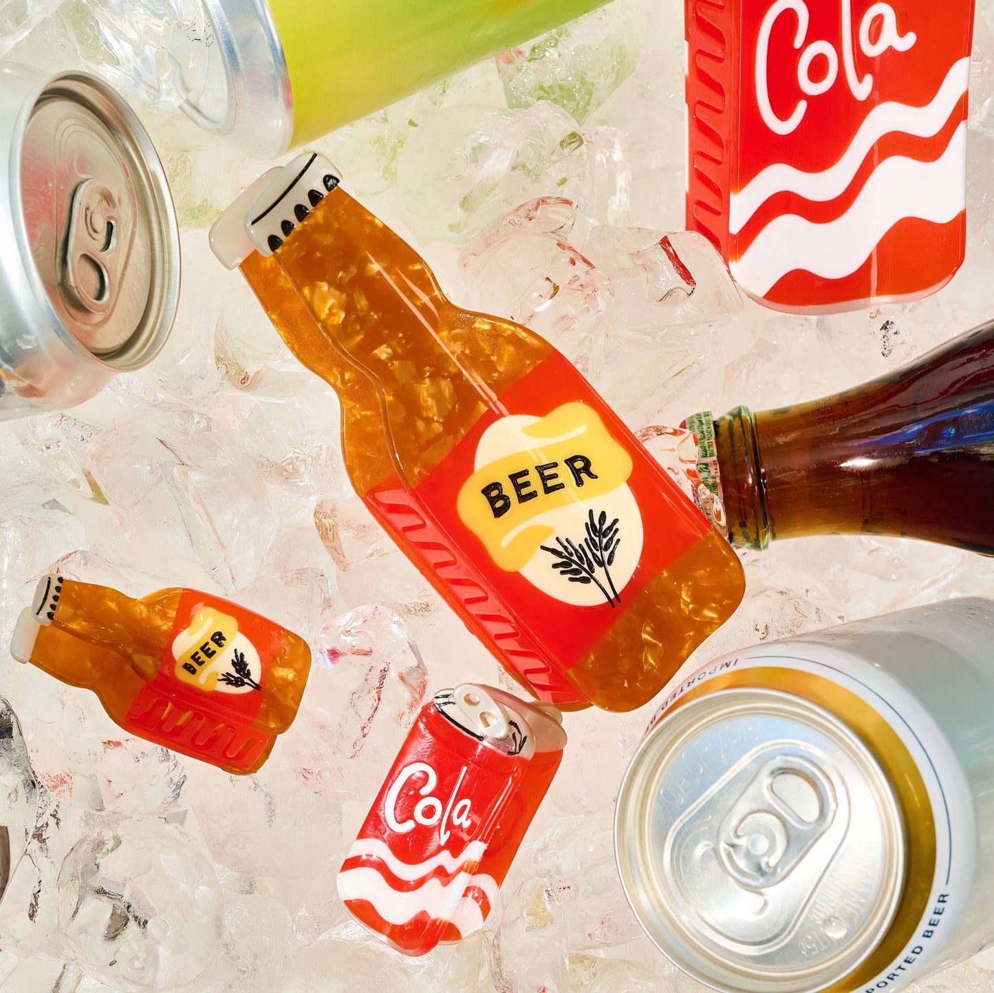 Large Cola Can Hair Claw Clip