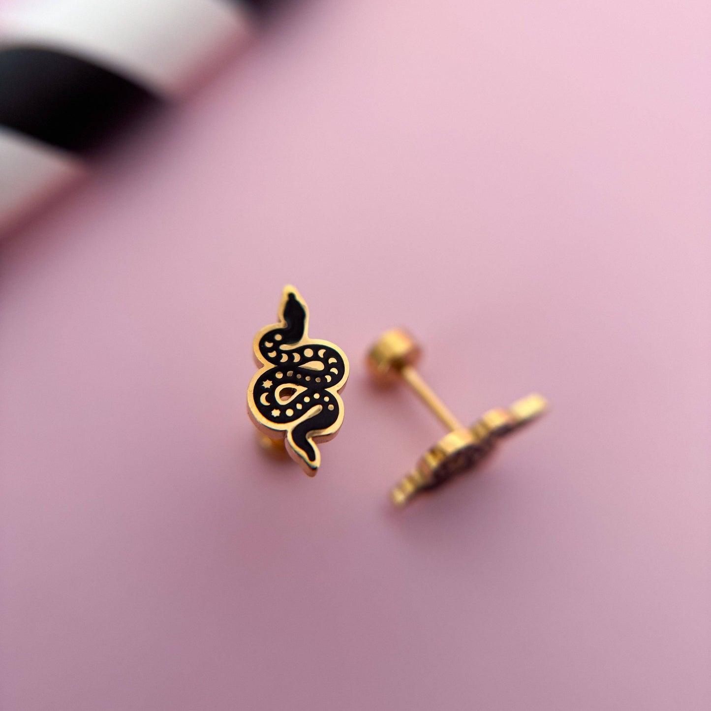Mystic Snake Stud Earrings
