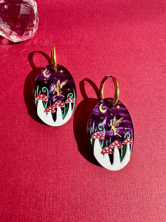 She was a Fairy Earrings