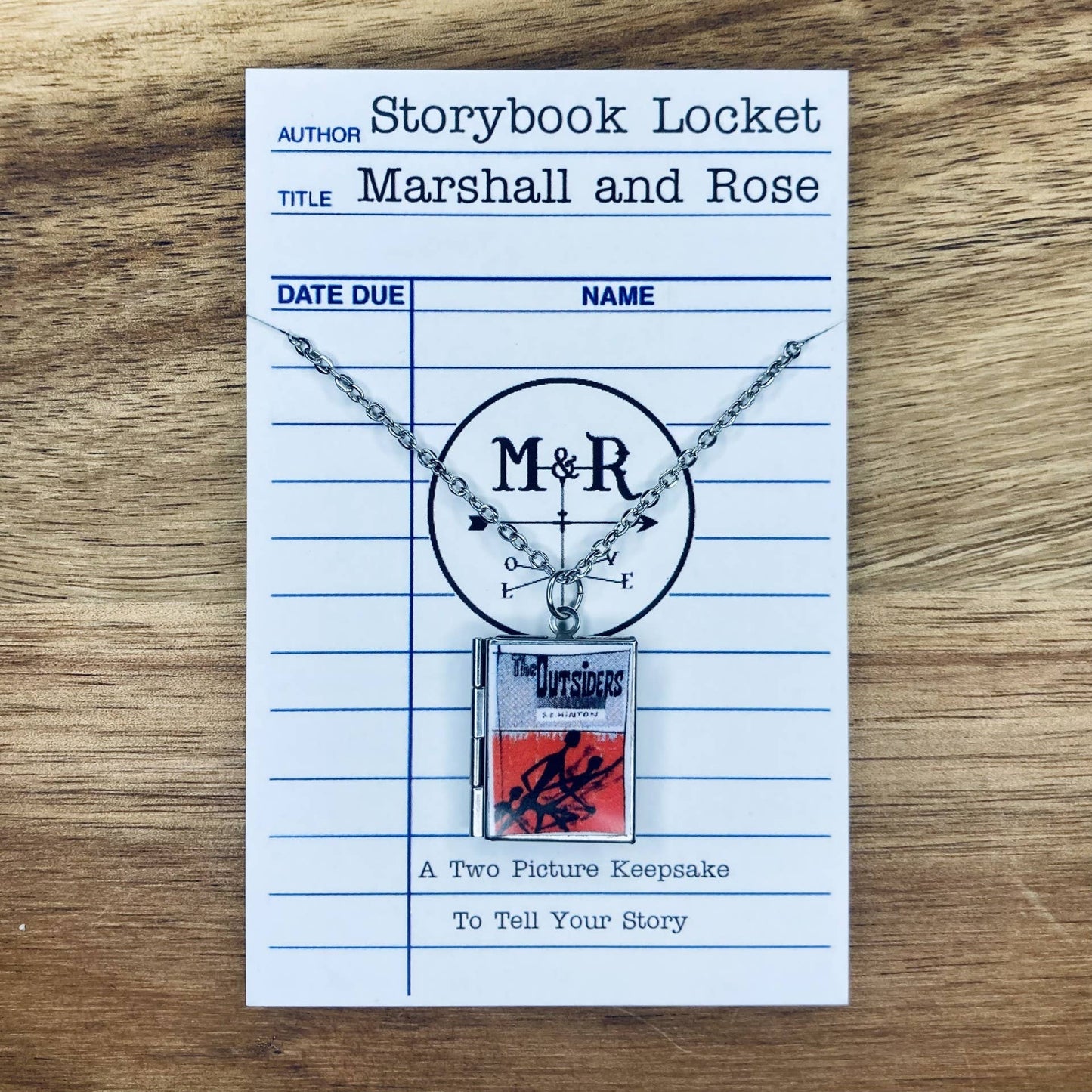 The Outsiders Book Locket
