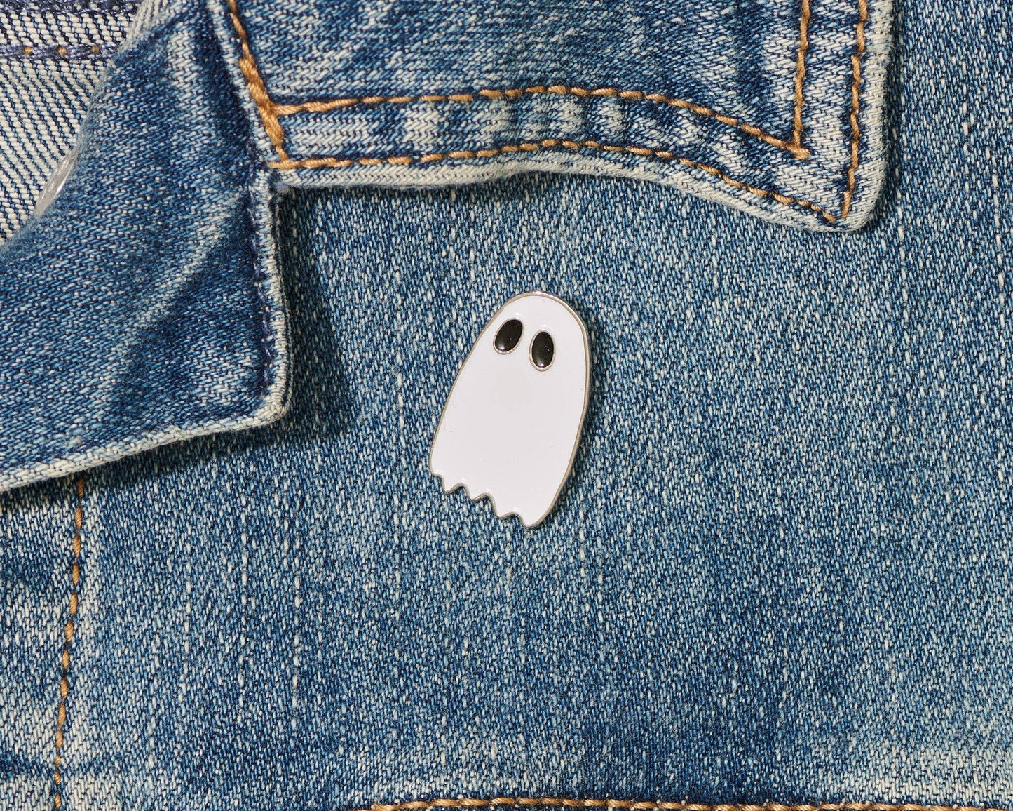 Ghost Enamel Lapel Pin