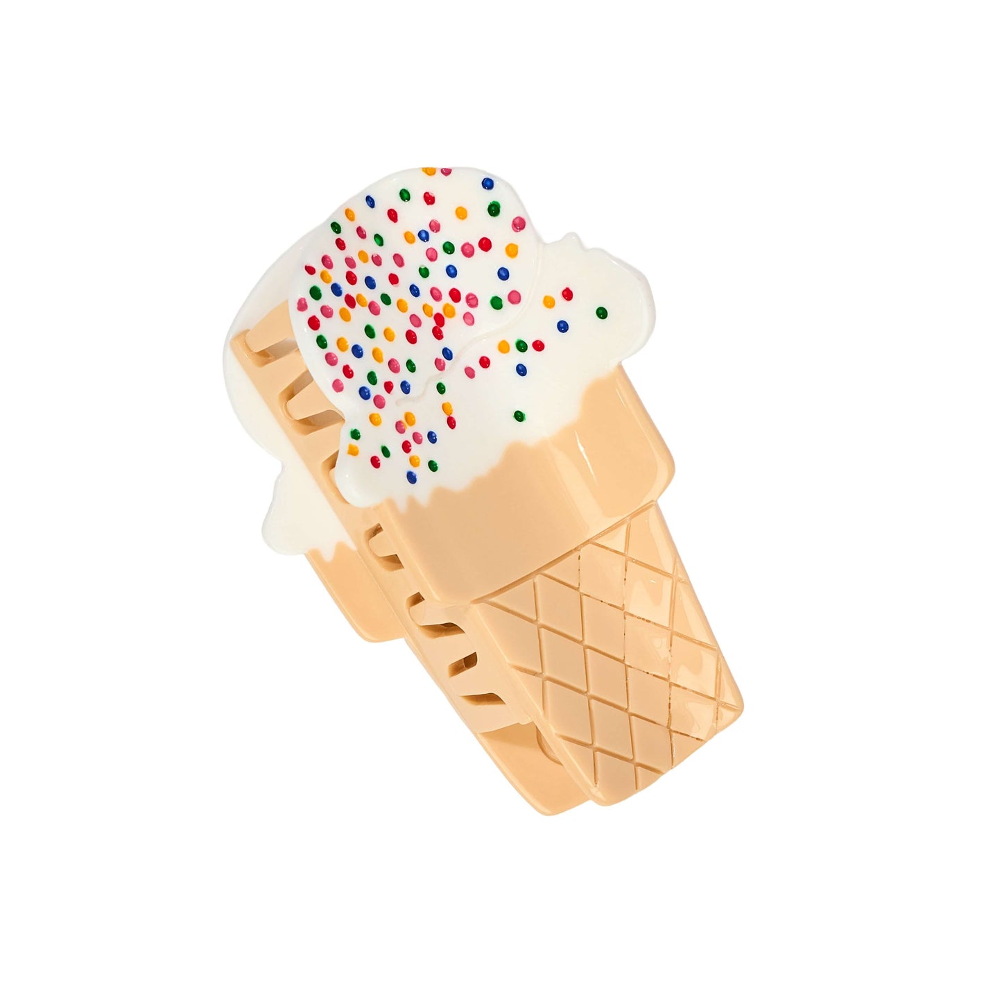 Midi Sprinkle Ice Cream Hair Claw Clip