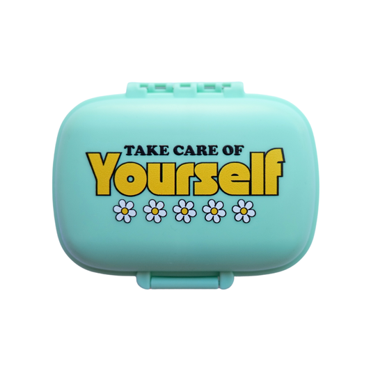 Take Care of Yourself Pill Case
