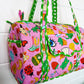 Lucky Vibes Pink Overnight Bag