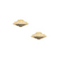 Spaceship Stud Earrings 18K Gold Plated