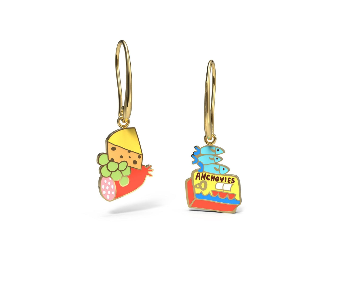 Mismatched Drop Earrings from Yellow Owl