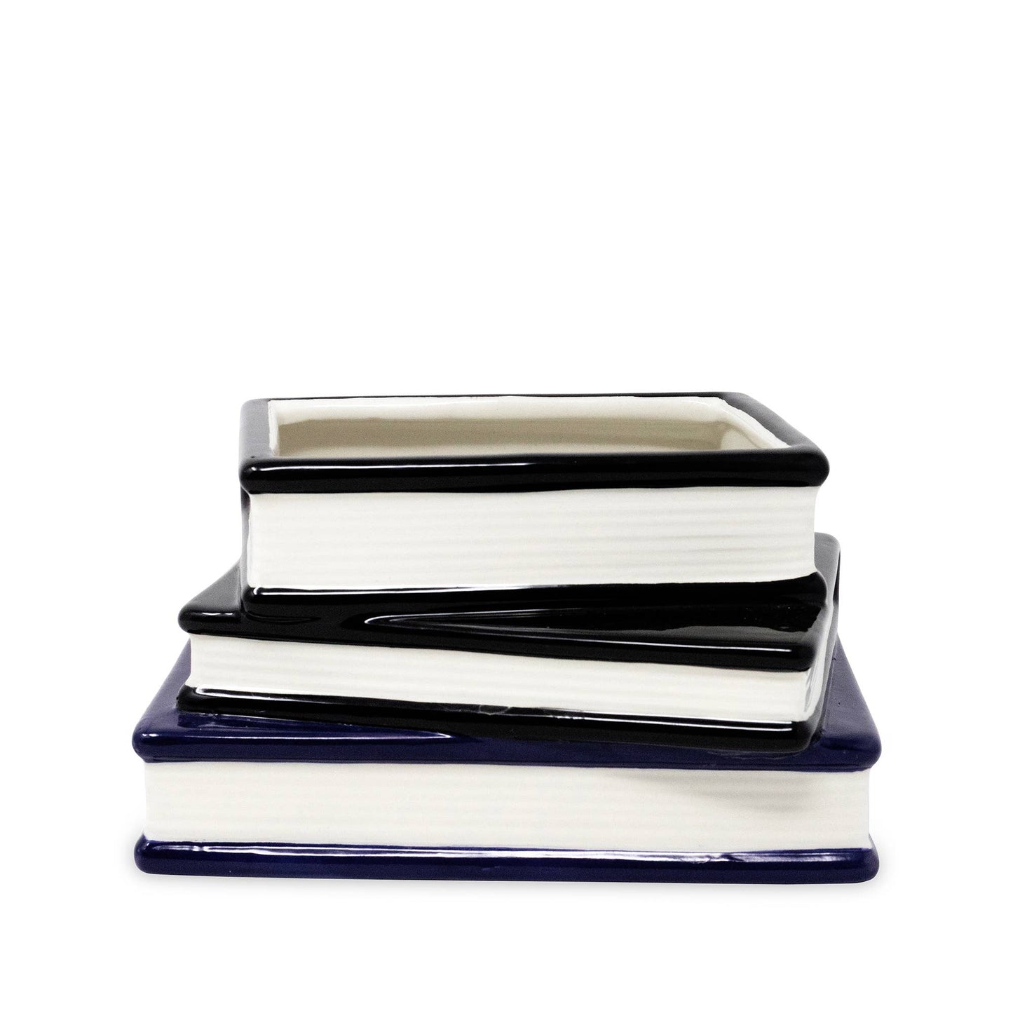 Stacked Book Planter, Sleepy Hollow