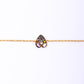 Ouija Bracelet - 18k Gold Gilt Enamel Halloween Jewelry