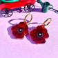 Poppy Flowers Earrings