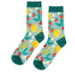 Yellow Owl Funky & Eclectic Crew Socks